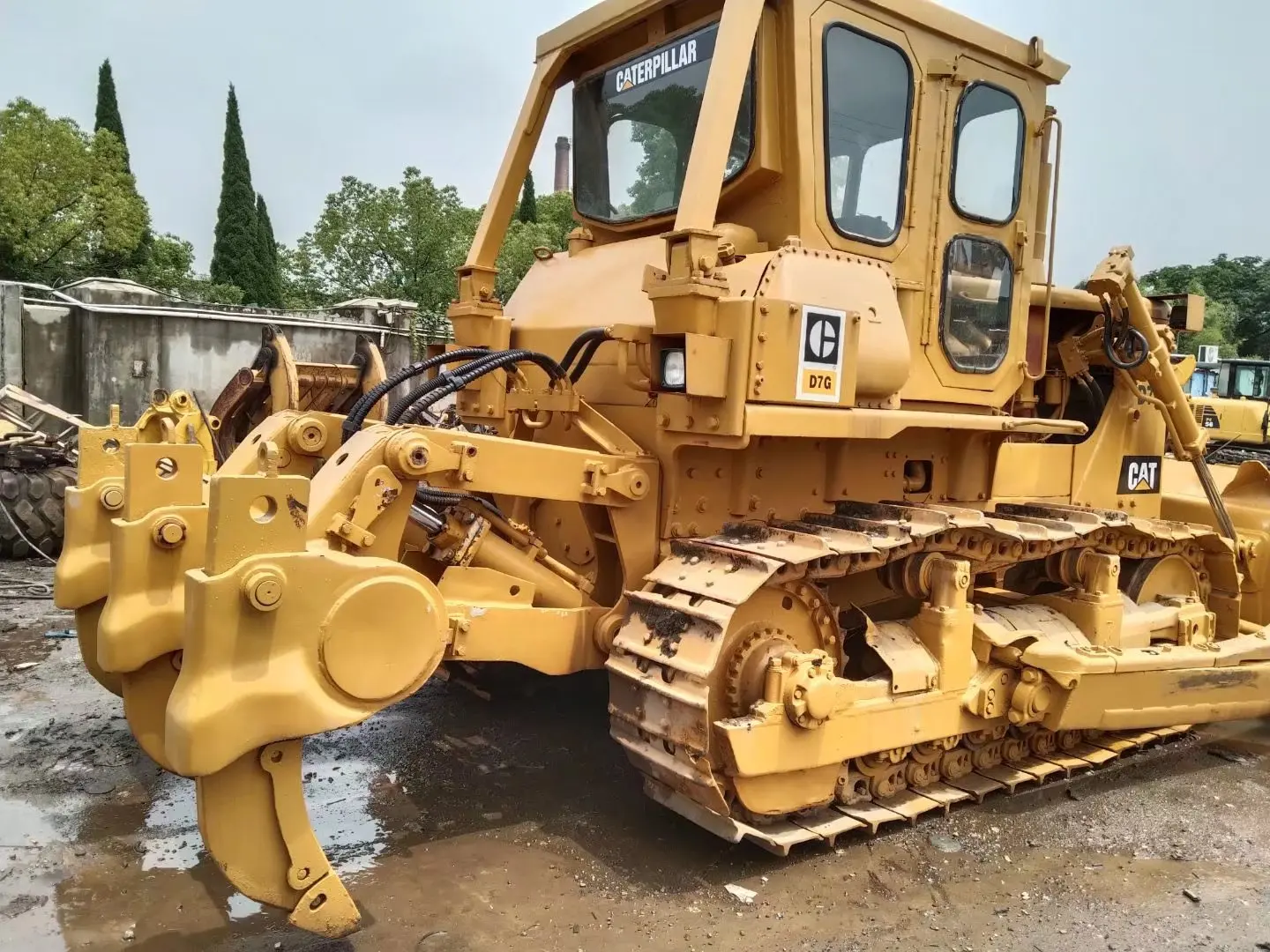 Original  Japan Used Crawler  Bulldozer For Sale/ Second Hand  Bulldozer CAT D7G In Good Condition