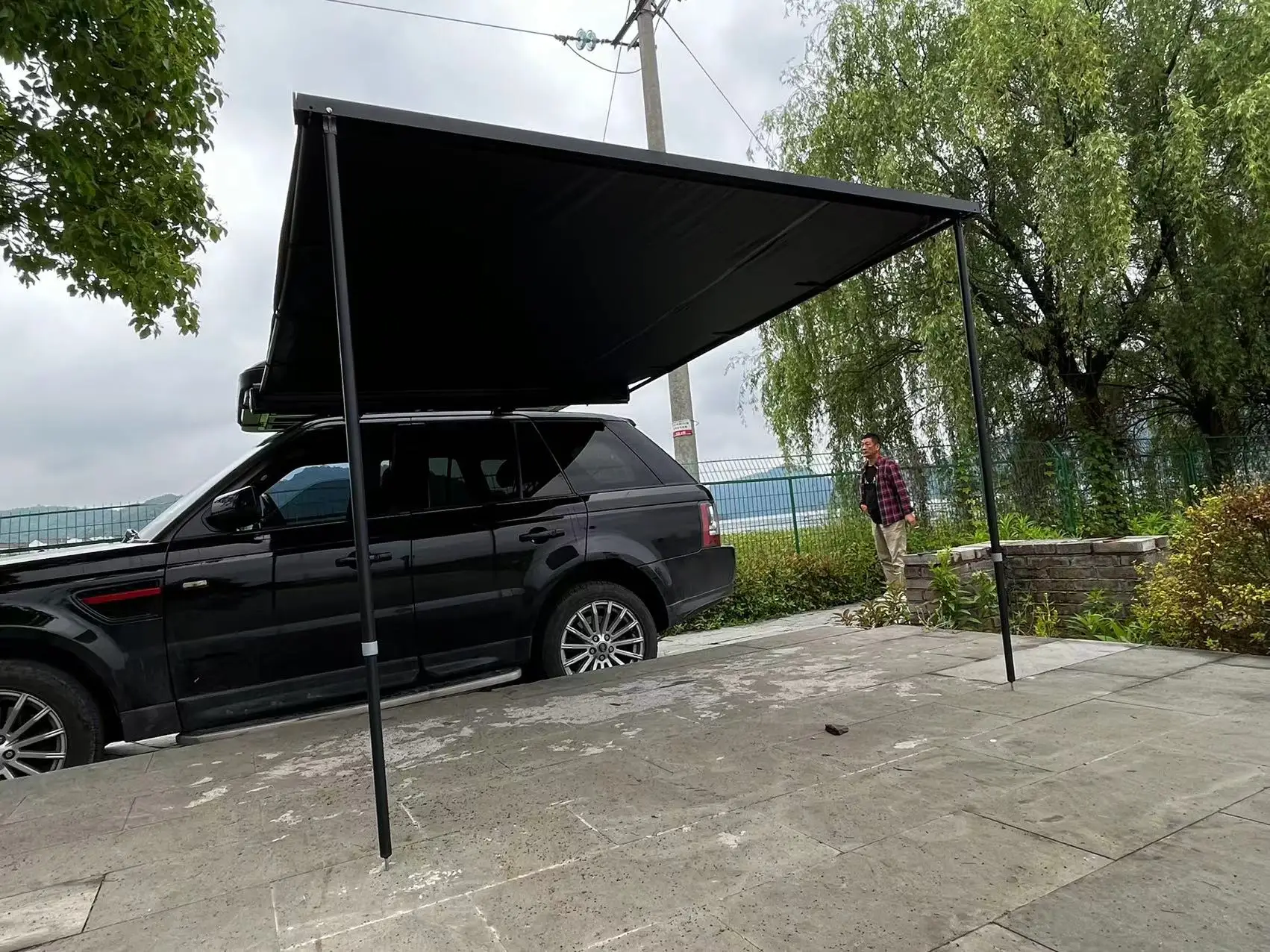 Popular in Europe Car Side Awning Tent Retractable Awning Car Waterproof Tent