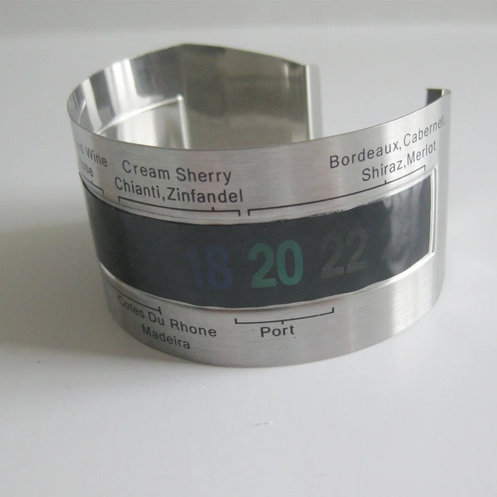 Stainless Steel Wine Storage Temperature Measurement Thermometer Digital LCD Display for Kitchen and Baby Room PET Material
