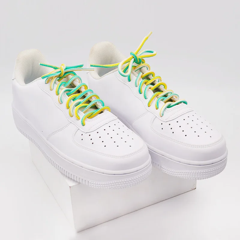 Weiou Multifunction Wholesale Shoe Lace  Multi colors round Hooded Rope High Quality Sneaker Laces darwcords