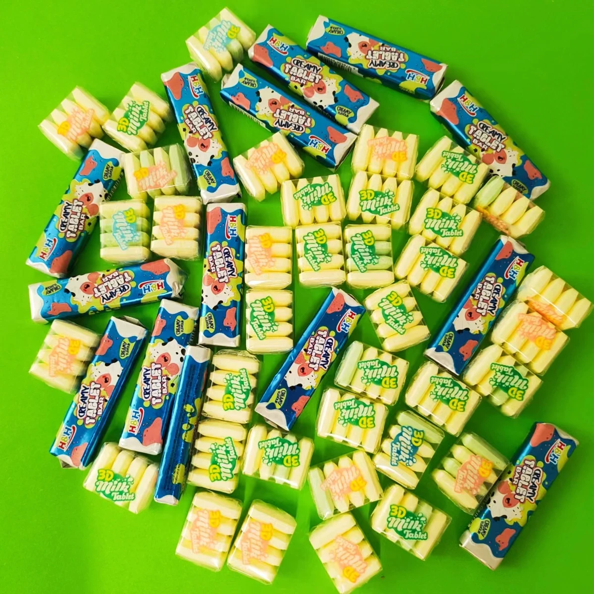 Chinese Candy factory wholesale new products good taste hot sell Compressed Milk candy 3D Milk candy