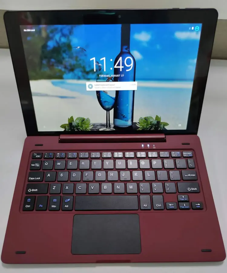 2 в 1 2in1 in1 низкая цена android ноутбук планшетный ПК с клавиатурой 10