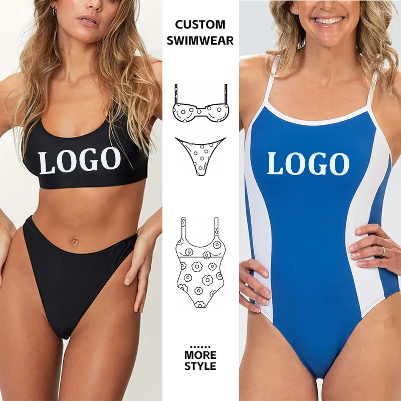 Aschulman Custom LOGO Low Moq QUICK DRY Printing Fitness Team Swimwear Customized Swimsuit Women Manufacturer Oem