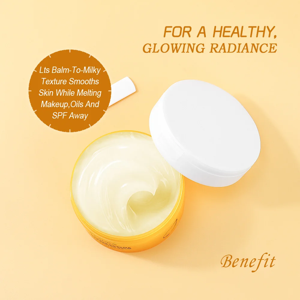 Wholesale Facial Cleanser Makeup Remover Organic Cleansing Balm Papaya Enzyme Moisturizing Gentle Face Makeup Remover