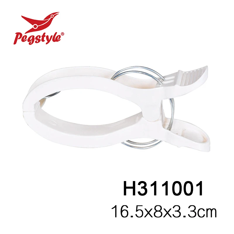 3 Beach Towel Clips -Jumbo Size,Plastic Clothes Pegs Hanging Clip Clamps