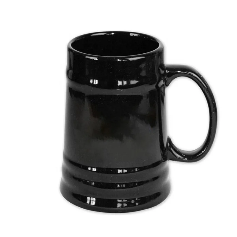 Custom logo 300ml ceramic beer mug oktoberfest German beer stein