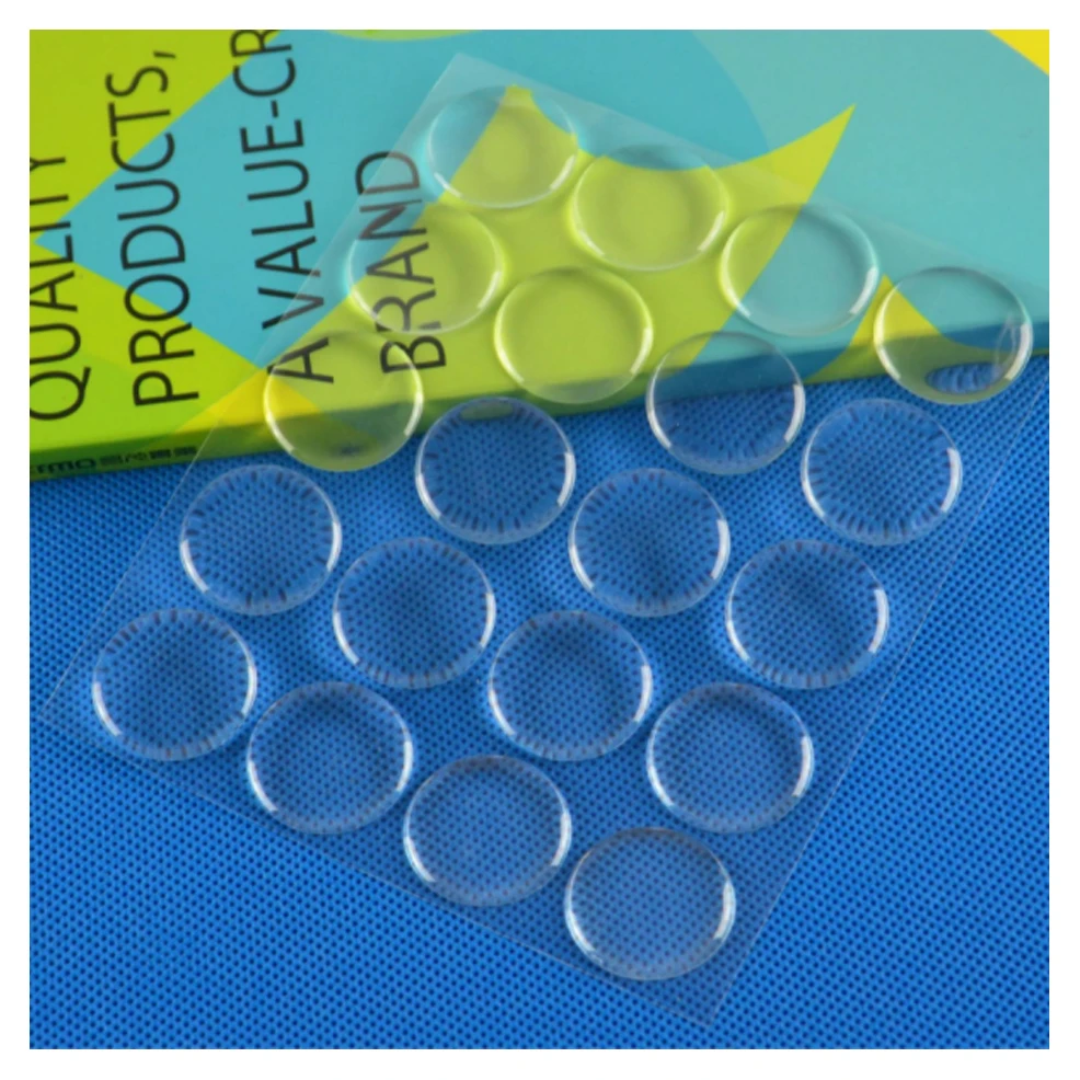 3D waterproof print label clear transparent epoxy round resin dome stickers