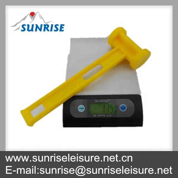 83034-F#25.5cm Length Yellow Plastic Machinist Hammer for Daily Use