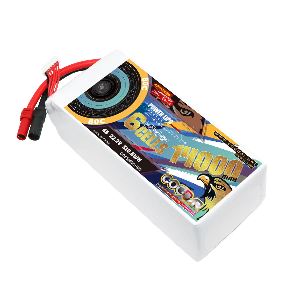 CODDAR 6S 14000MAH 22.2V 80C XT150 Connector RC LiPo Battery Large Scale FPV Drone Agriculture Quadcopter UAV Aircraft Airplane