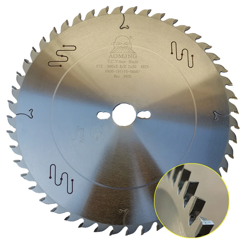 Tct  precision circular saw blade for cutting aluminum
