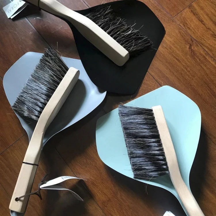 K & B Бытовая настольная машина для уборки полов металлический совок и деревянной ручкой метлы набор кистей