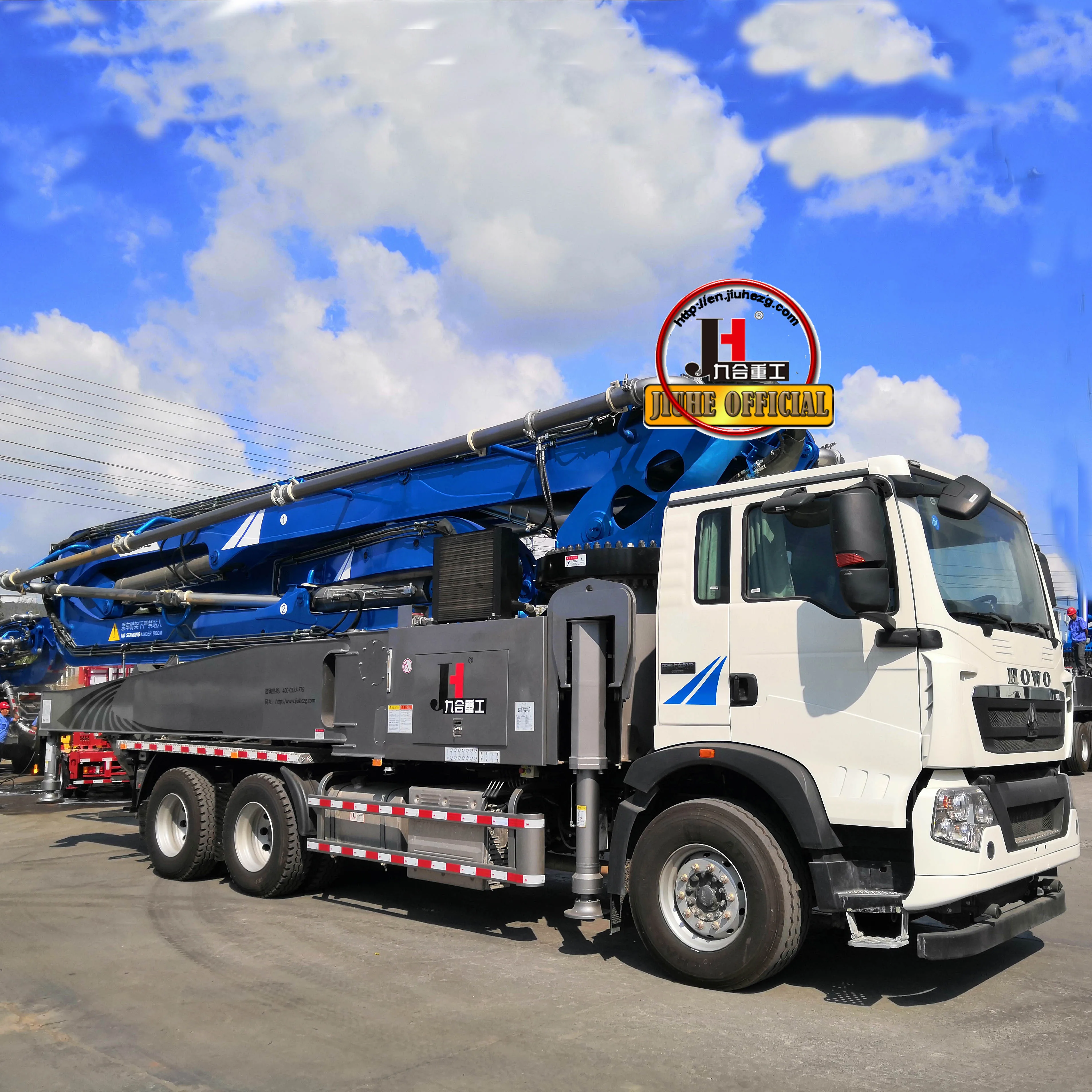 CHINA good price 140m3 JH-5280-38 China concrete pump truck price of concrete pump