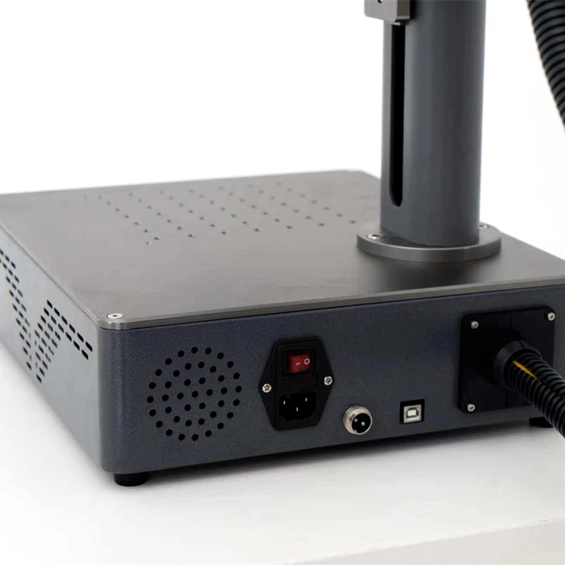 10W 20W 30W Desktop mini Fiber Laser printer Marking Machine Many Languages Laser Engraving Machine for Plastic Metal