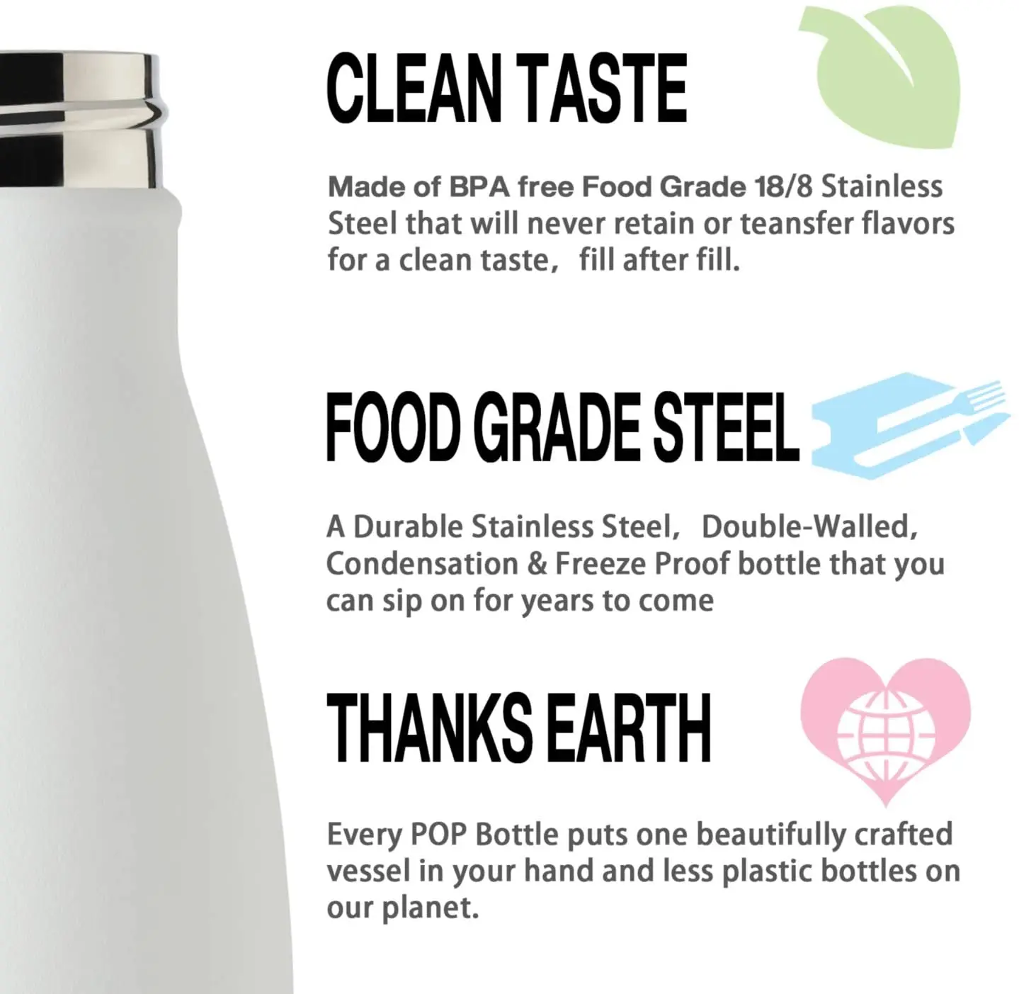 Promotion Custom Logo Cola Bottle Stainless Steel Water Bottle Double Walled Vacuum Insulated Sport Thermal Flask