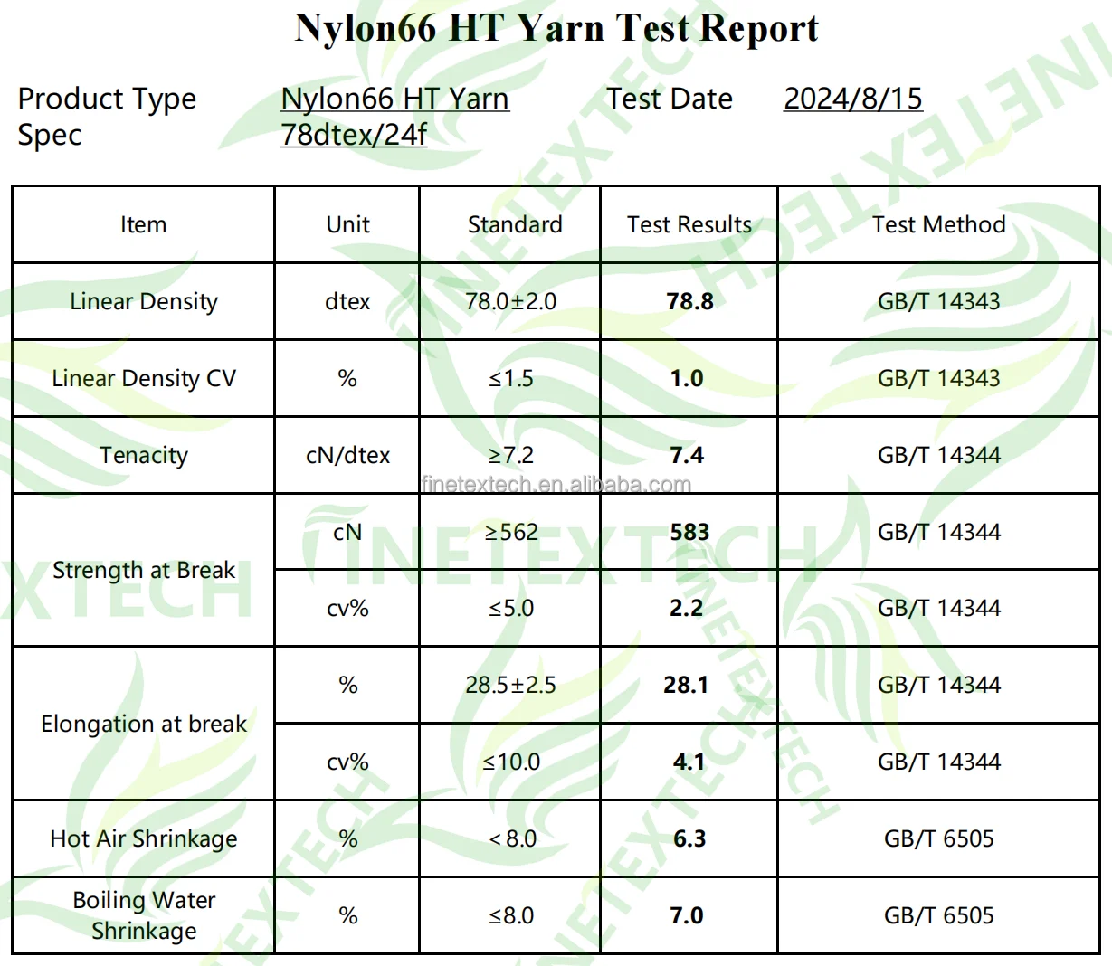 40D 70D SD Bright High Tenacity Nylon 66 Filament PA 66 FDY Yarn for Industrial Fabric