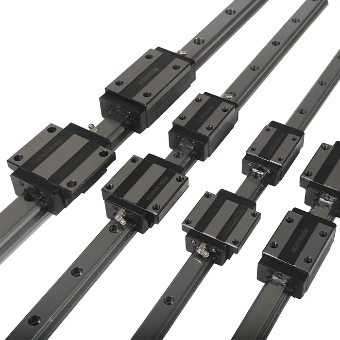 China Square Linear Slider Rail Guideway 25mm Block Lengthen Flange