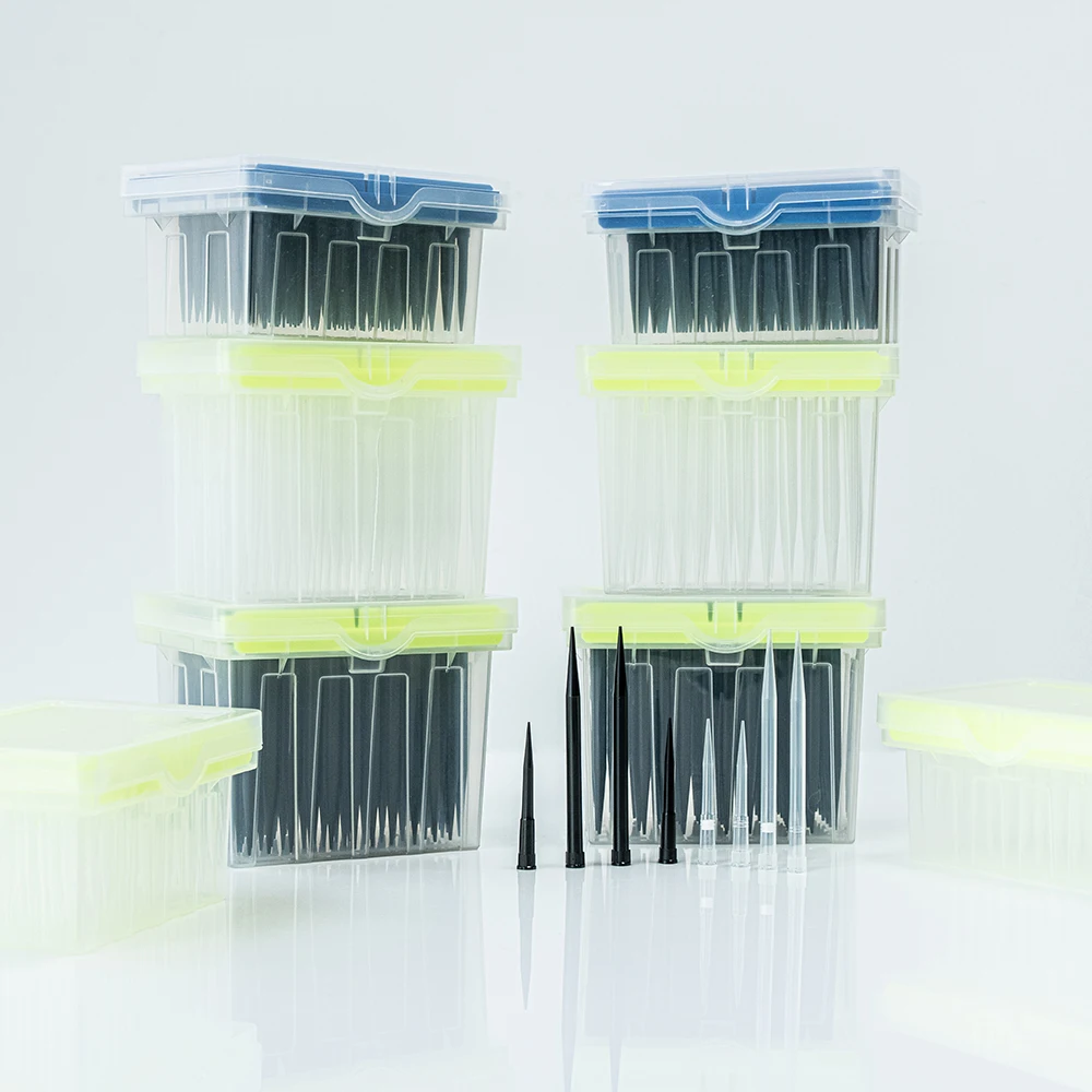 Lab consumables transfer sterile conductive pipette low retention 200ul pipette tip with filter 96well