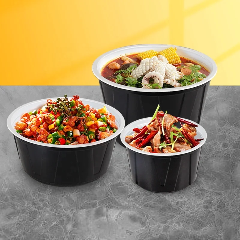 Прозрачный пластиковый контейнер для пищевых продуктов с логотипом на заказ, 8 унций, 12 унций, 16 унций, 24 унции, 32 унции, одноразовый контейнер для пищевых продуктов с крышками