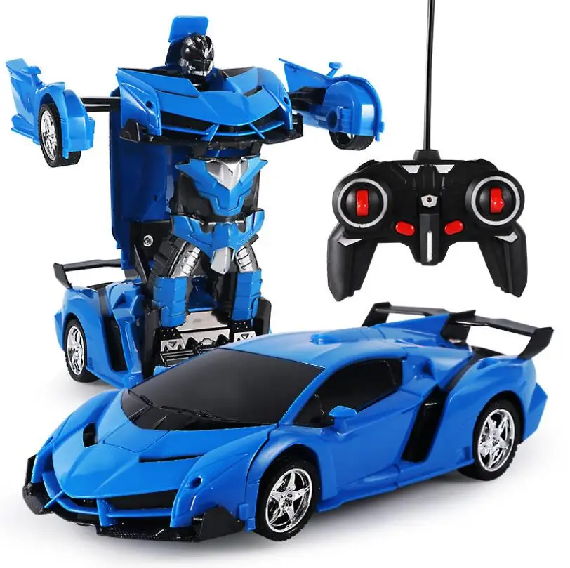 Масштаб 1:18 игрушечный трансформатор автомобиль с дистанционным управлением трансформация игрушка