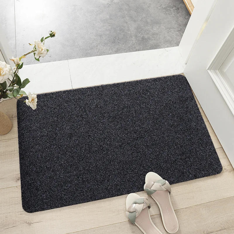 Japanese simplicity style colorful custom printed logo dust removal floor door mat home durable entrance carpet door mats