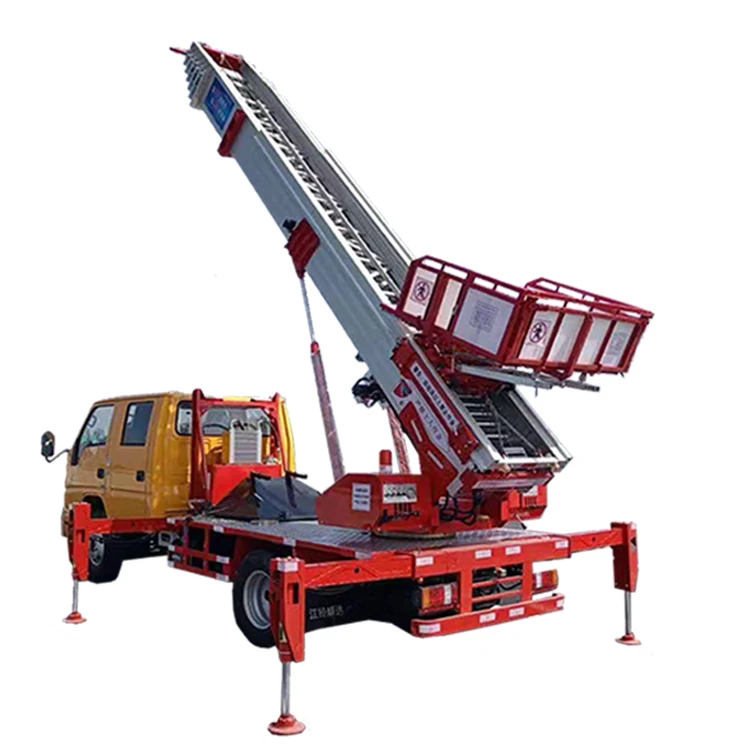 Новинка 2021 г., летняя платформа с дистанционным управлением, транспортировка и загрузка складной лестничной машины