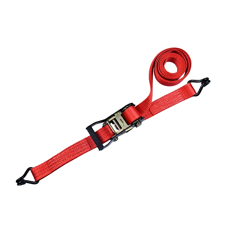 Customization 50mm 5 Ton 5m 8m 9m 10m Cargo Lashing Belt Ratchet Strap Tie Downs with Double-J Hooks
