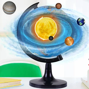 6 inches 14cm Children desktop tabletop handheld mini desk traditional plastic gift teaching school globe for kids