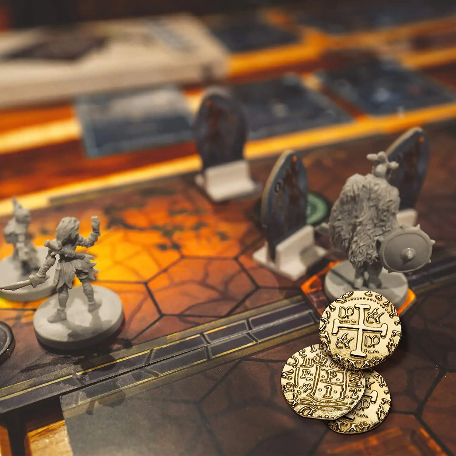 Metal Pirate Coin Set, Board Game Metal, Tokens, Toys, RPG Realistic Currency
