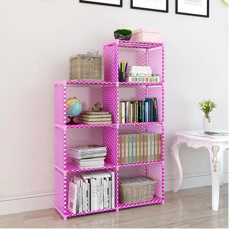 Простой и современный книжный шкаф для спальни