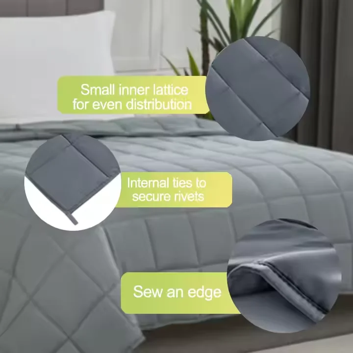 Portable Knitted Eco-Friendly Wearable Blanket with Plain Style for Home Use