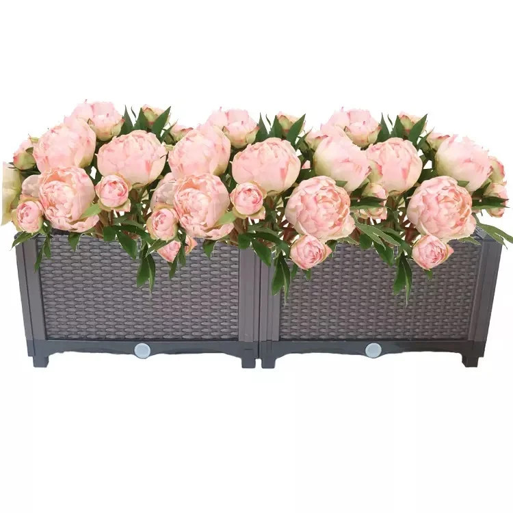 Grow Bag Garden Bed Anti-Corrosion Outdoor Vegetable Planter Non-woven Fabric Seedling Gallon Tree Handle Rectangle Strawberry