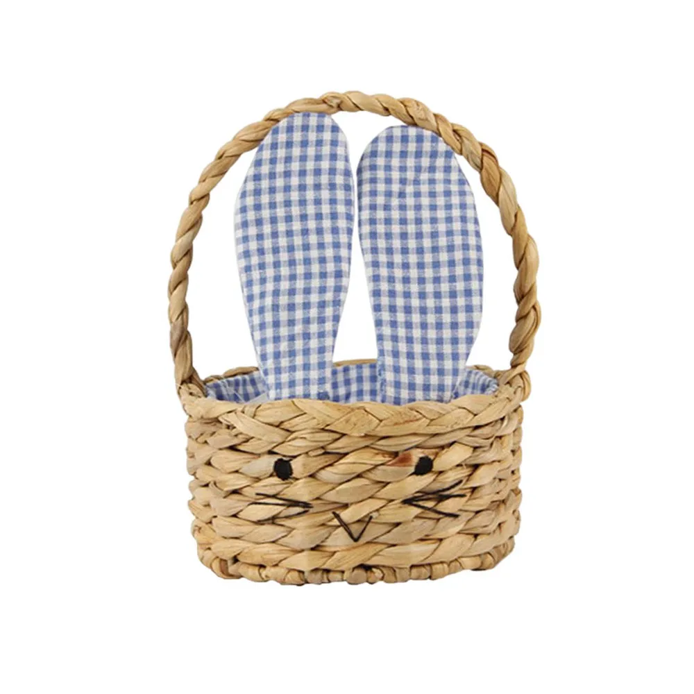 Оптовая продажа корзина для хранения с водяным Гиацинтом пасхальным кроликом украшения дома из Вьетнама