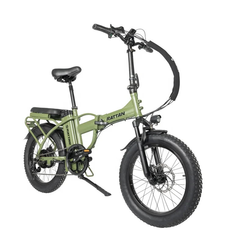 Rattan factory outlet folding e-bike LM 500w folding electric bike wholesale e-bike