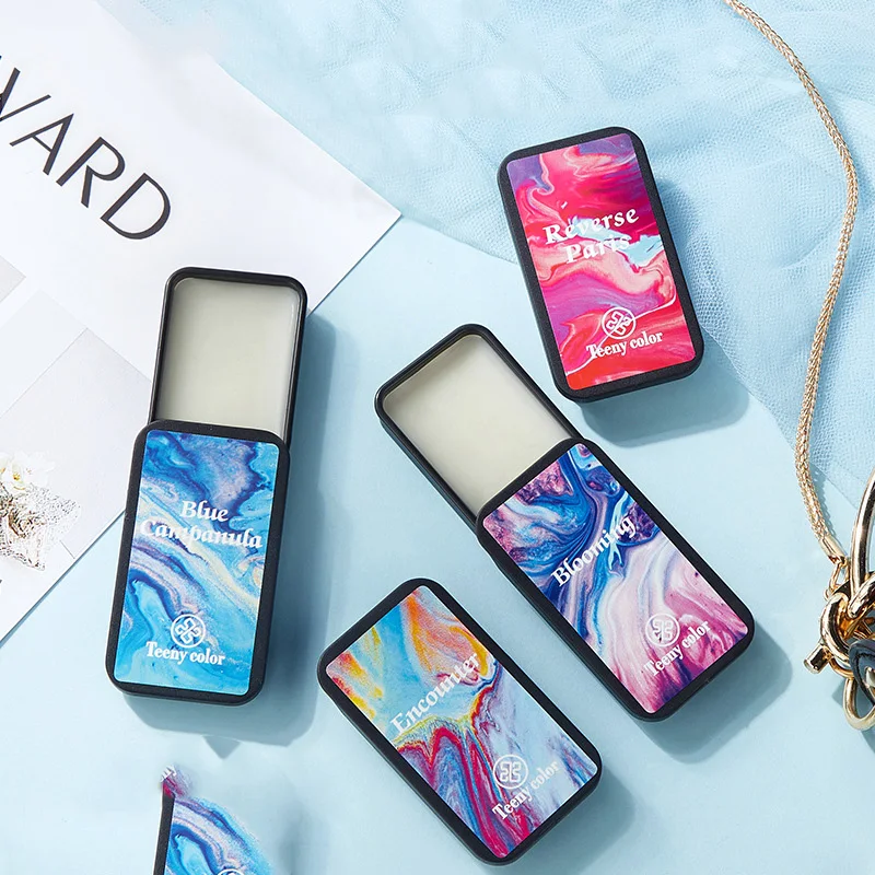 Wholesale hot private brand girl color women men body fragrance deodorant solid perfume balm balm factory direct sales