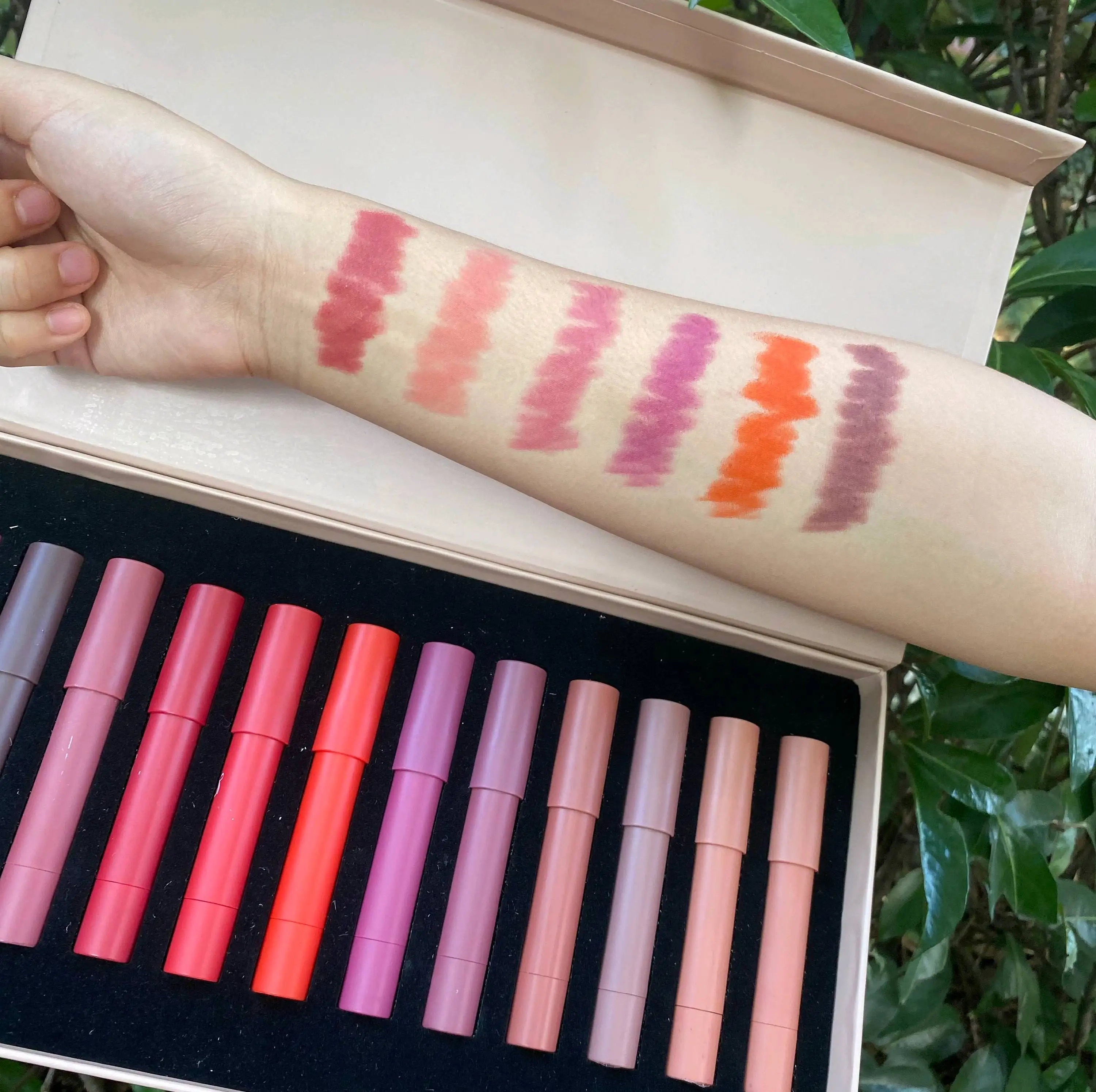 
Private Label Makeup Pen Pencils Matte Liquid Lipstick Herbal Waterproof Lipstick 