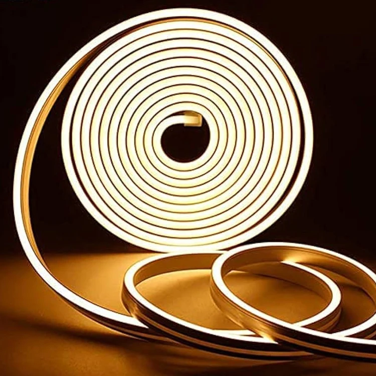 Slim Led strip lights led neon flex flexible strip light ip67 Silicone Strip Led Neon Lights 50m/roll