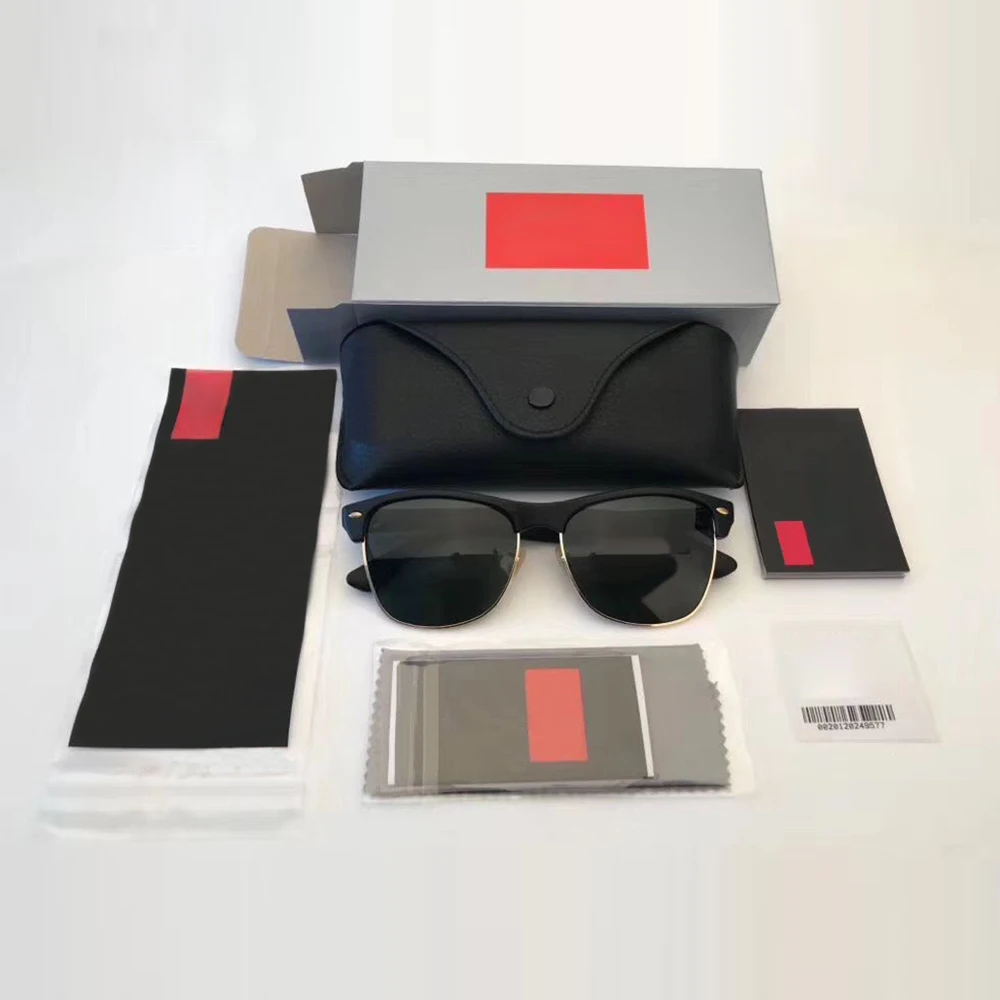 4175 Sunglasses Sunglasses  Glass Lens Plank Frame  Brand designer Sun Glasses Men Women Sunglasses with Box and Case