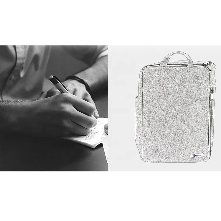 Yongjun Fashion Puzzle Grey Multi-functional Magic Cubes Backpack Shoulder Bag