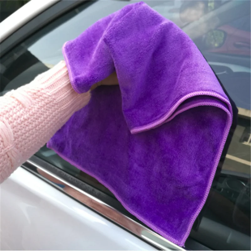 Hot Selling Thick Absorbent Hair Polishing 30*70CM Wool Non-hair Cleaning Microfiber Car Wash Cloths Towel
