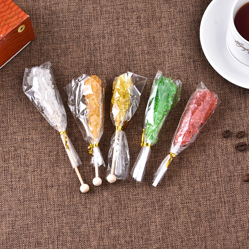 Оптовая продажа украшение для торта Lollipop Geode выпечки печенья кофе сахара рок-палочки