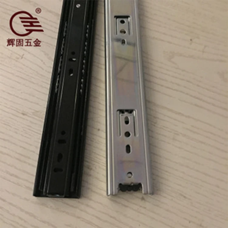 Drawer Runner Ball Bearing Telescopic Channel Sliding Rail Wardrobe Drawer Slides 2pc/ setHome Bedroom Apartment Home Office