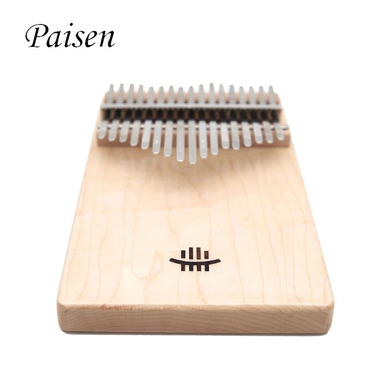 2020 wooden kalimba thumb piano oem maple kalimba diy logo Paisen manufacture