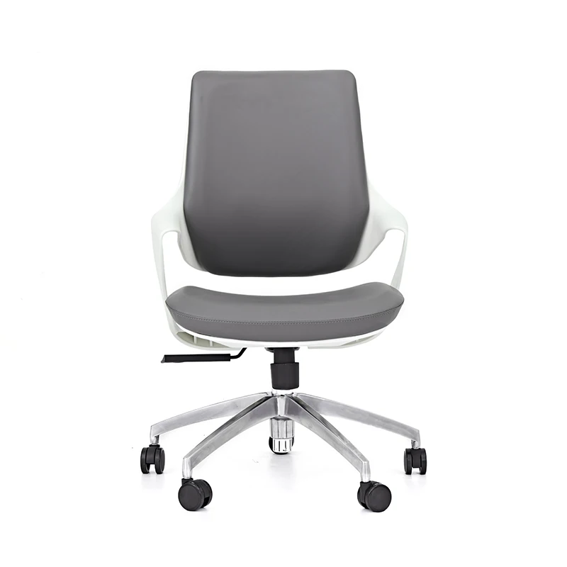 Foshan good quality modern 200kg swivel wooden bentwood plywood leather meeting room office visitor furniture and chair