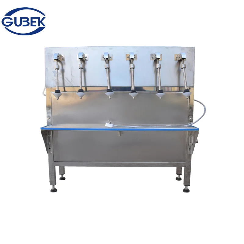 4 heads and 6 heads  wine spirit alcohol glass bottle filling machine