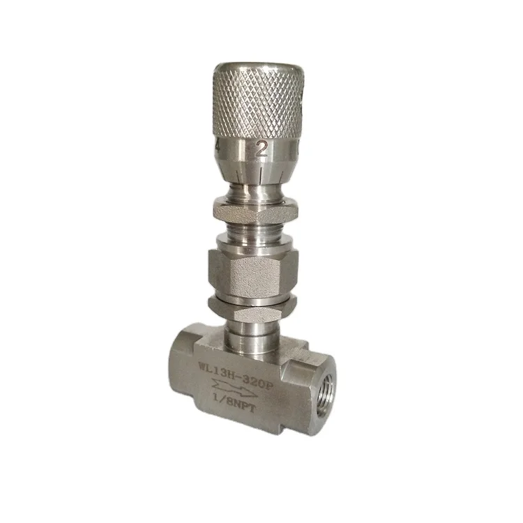 
stainless steel female straight type metering needle valve 