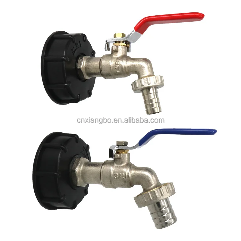 Fittings IBC 1/2 inch faucet hose with brass pacifier head copper connector