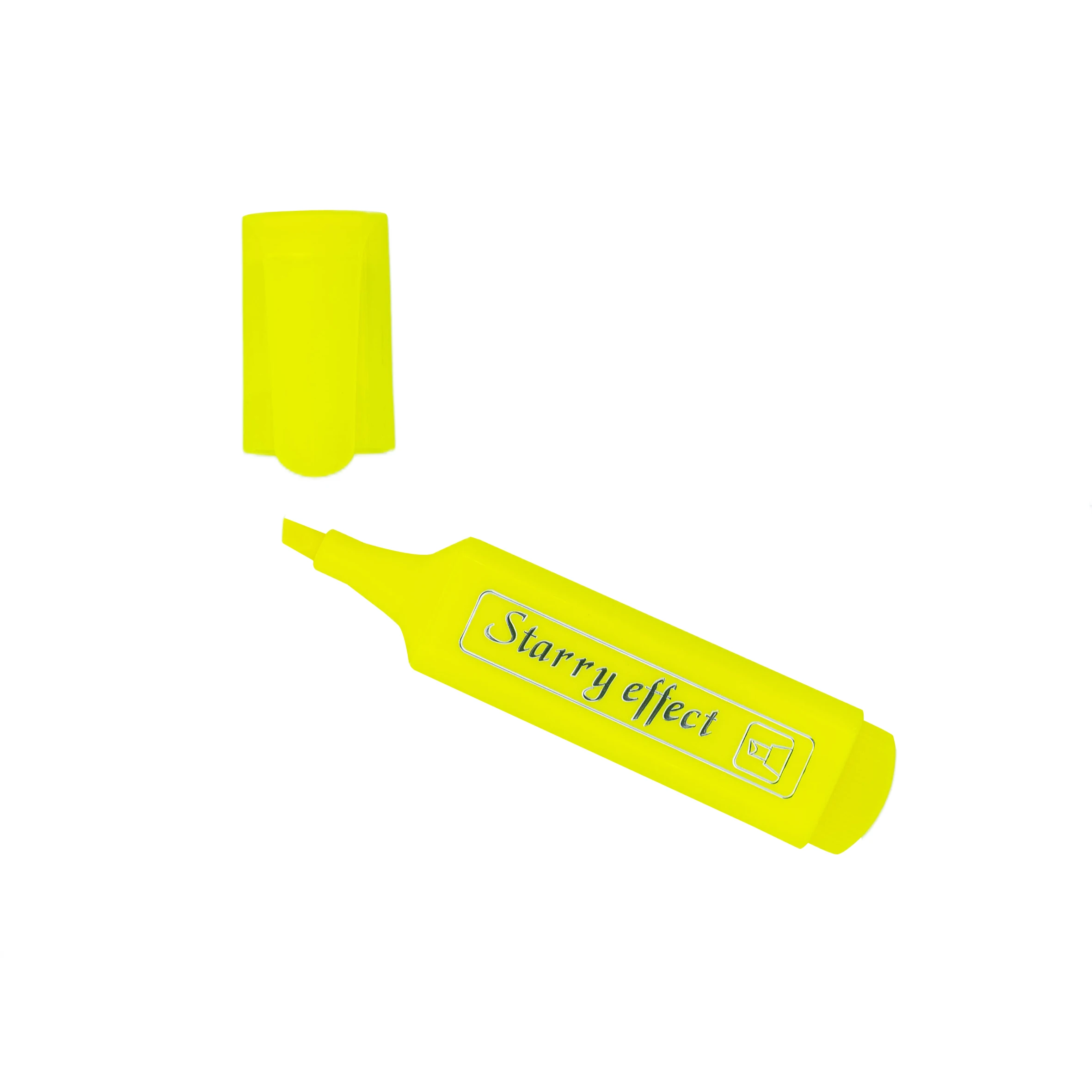OEM/ODM acceptable supplier colorful highlighters pen normal size highlighter marker highlighter pen set display stand with clip