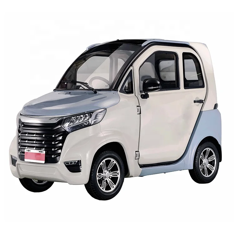 Heavy Duty Large Wheel 45km/h 4 wheel 2 seater electric vehicle mini car scooter with cabin