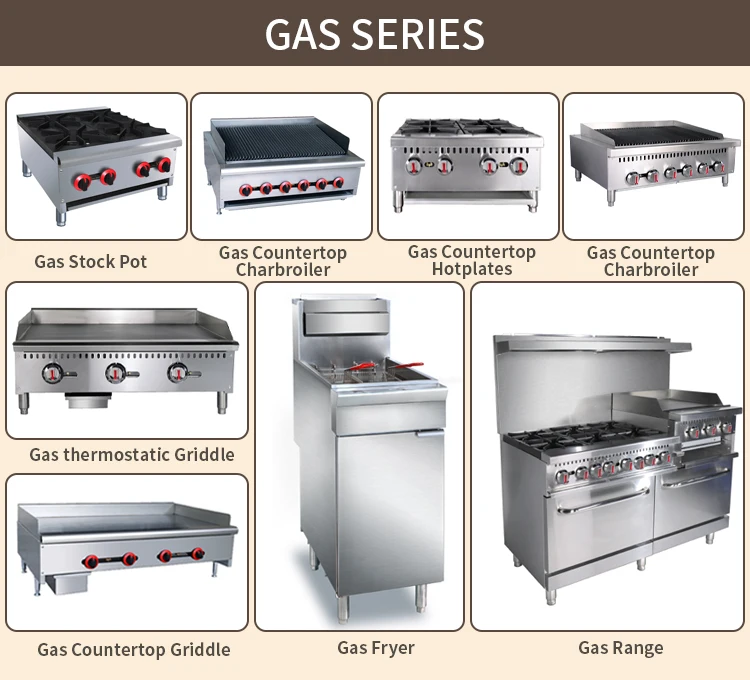 Passed ETL Certification Charbroiler Gas Grill For Restaurant.jpg