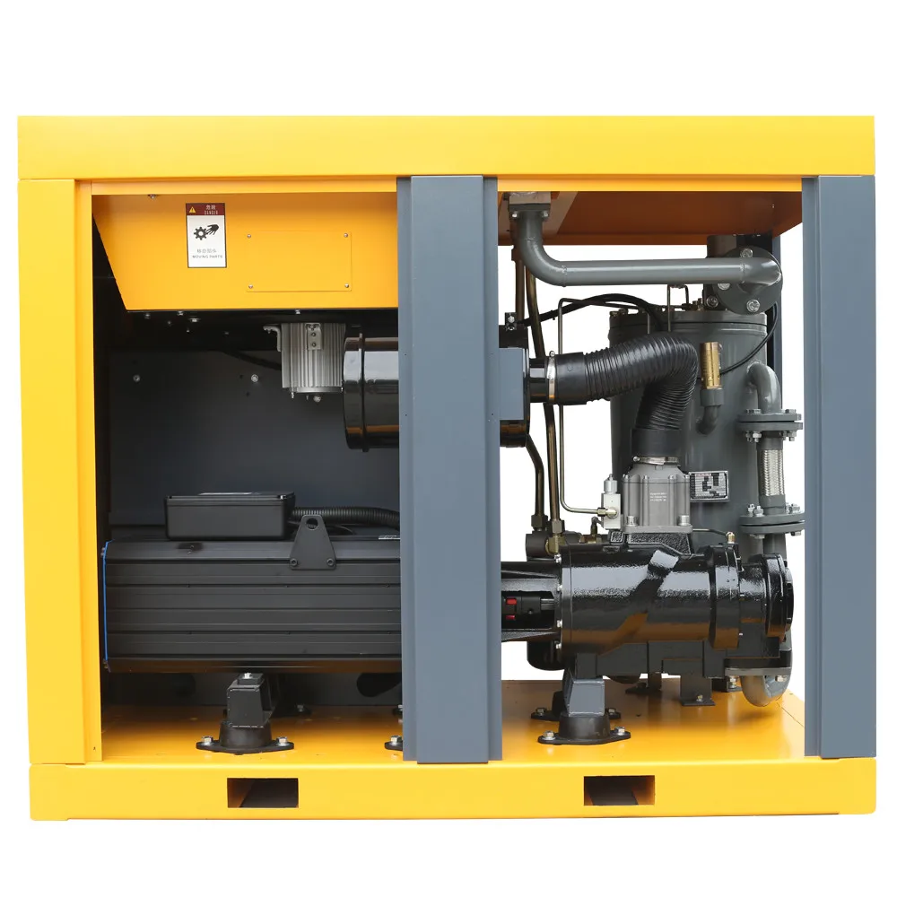 4kw to 250kw Factory Wholesale Industrial Silent Portable Screw Air-Compressors Machines With Tank And Dryer